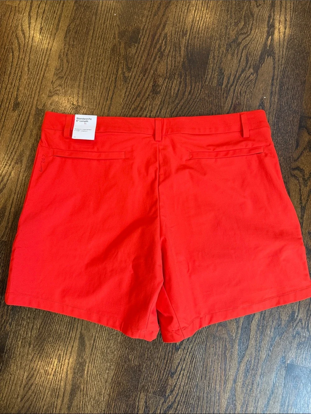 Nike Red Men's Bermuda Shorts 36 men’s active golf
